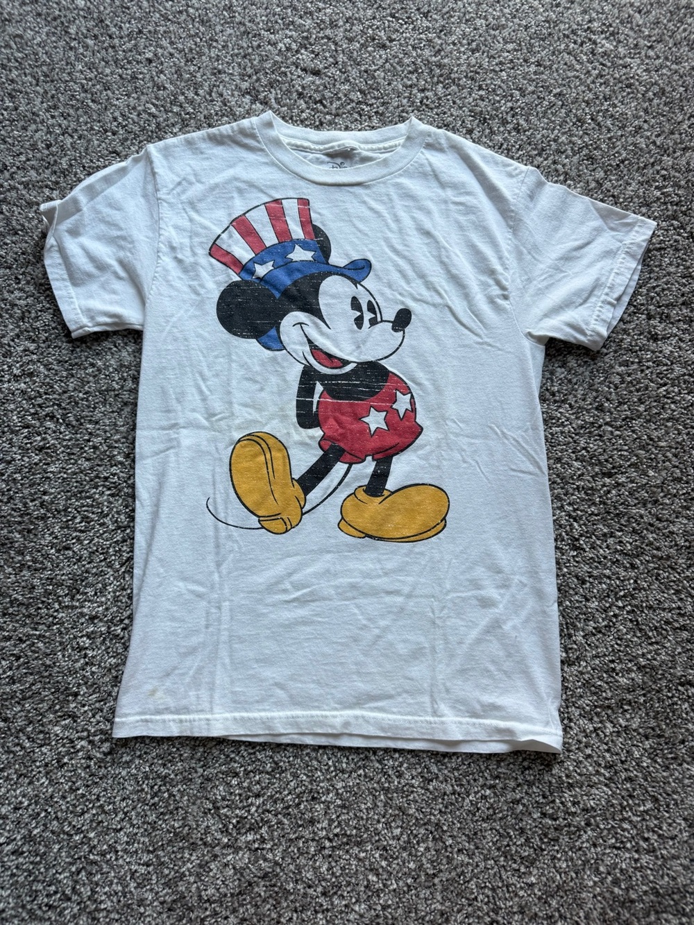 Disney Red White Blue Mickey Graphic Tee